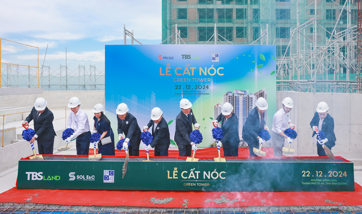 sol-ec-tops-out-green-tower-project-by-tbs-land-in-di-an-city-binh-duong-province